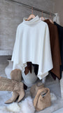 MAXI PONCHO SUEDE
