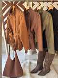 PARKA SUEDE BIANCA