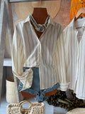 CAMISA LISTRAS BORDADA