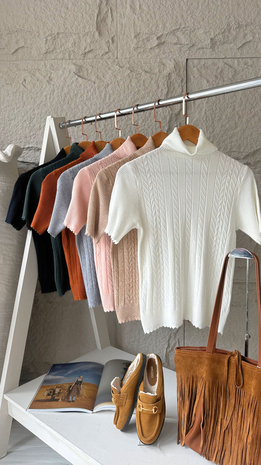 BLUSA MODAL GOLA ALTA