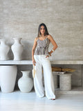 BLUSA PEPLUM LISTRAS
