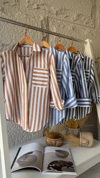 CAMISA LINHO LISTRAS