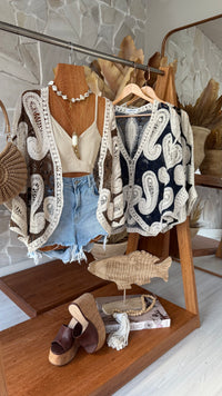 KIMONO CROCHE DUO COLOR