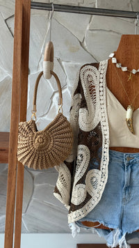 KIMONO CROCHE DUO COLOR