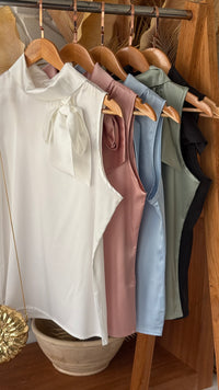 BLUSA GOLA ACETINADA