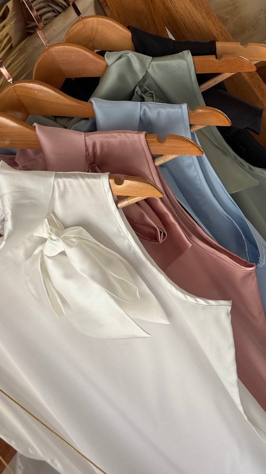 BLUSA GOLA ACETINADA