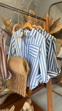 CAMISA LINHO LISTRAS