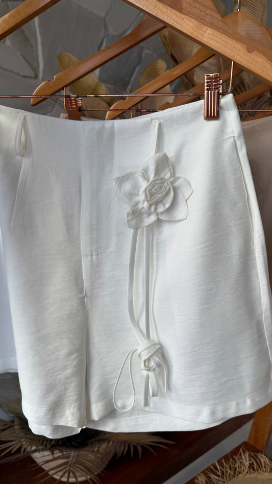 SHORT ALFAIATARIA FLOR
