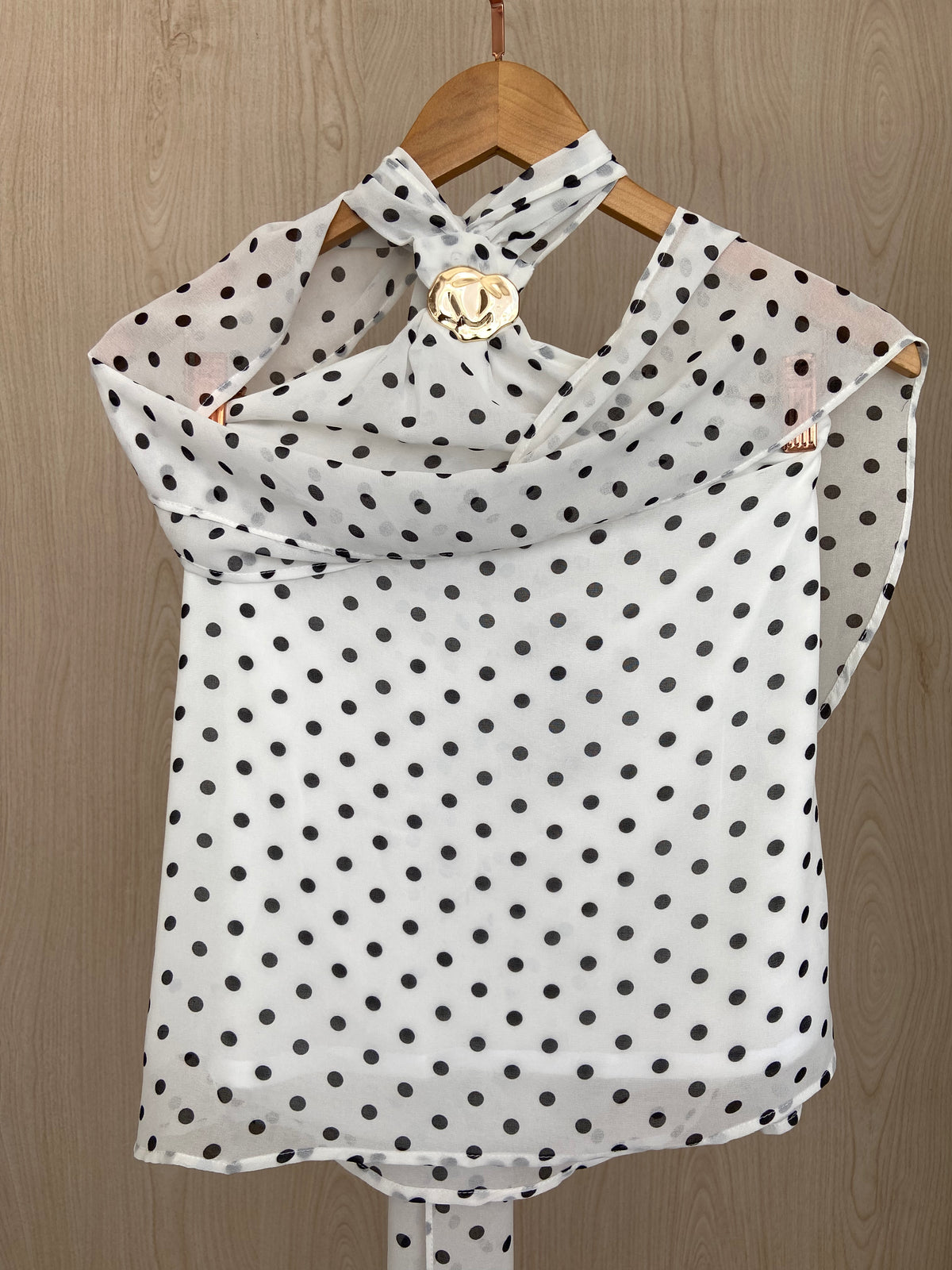 BLUSA POÁ CHIFFON