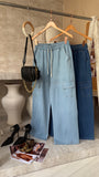 CALÇA CARGO JEANS