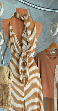 VESTIDO LONGO ANIMALE