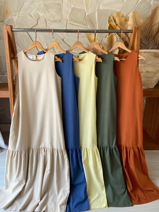 VESTIDO LINHO SOLAR
