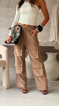 CALÇA  CARGO MOLETOM BOLSO DUPLO