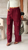 CALÇA  CARGO MOLETOM BOLSO DUPLO
