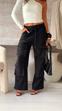 CALÇA  CARGO MOLETOM BOLSO DUPLO