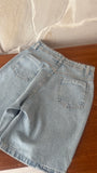 BERMUDA  JEANS APLICAÇÃO