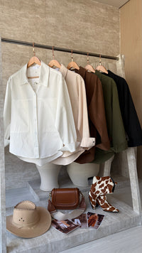 CAMISA SARJA BOLSOS