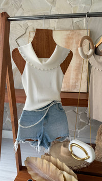 BLUSA MODAL PÉROLAS