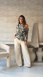 BLUSA TULE ZEBRA
