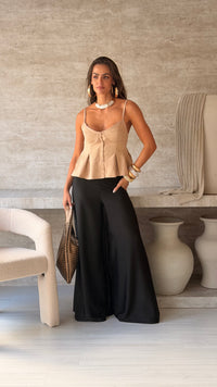 MAXI PANTALONA CETIM