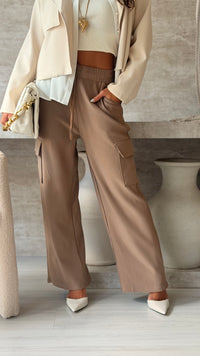 CALÇA CARGO MOLETOM