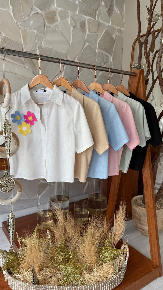 MINI CAMISA FLORES