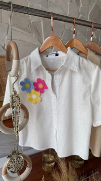 MINI CAMISA FLORES