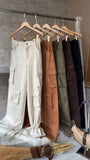 CALÇA CARGO  SUEDE