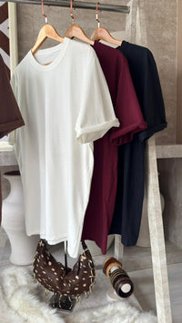 MAXI T-SHIRT ALGODÃO