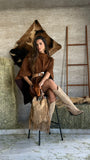 MAXI PONCHO SUEDE