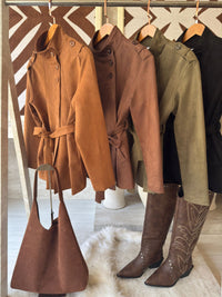 PARKA SUEDE BIANCA