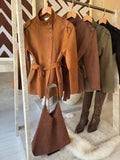PARKA SUEDE BIANCA