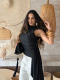 BLUSA ASSIMÉTRICA GREGA
