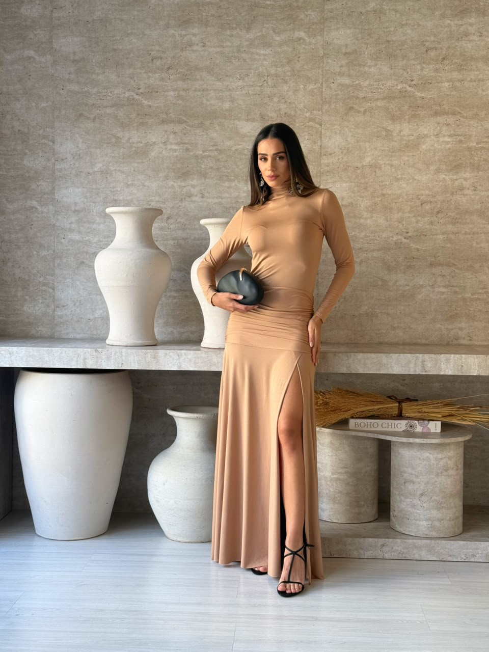 VESTIDO FENDA LORENA