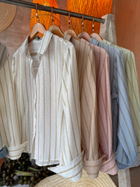 CAMISA LISTRAS BORDADA