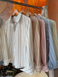 CAMISA LISTRAS BORDADA