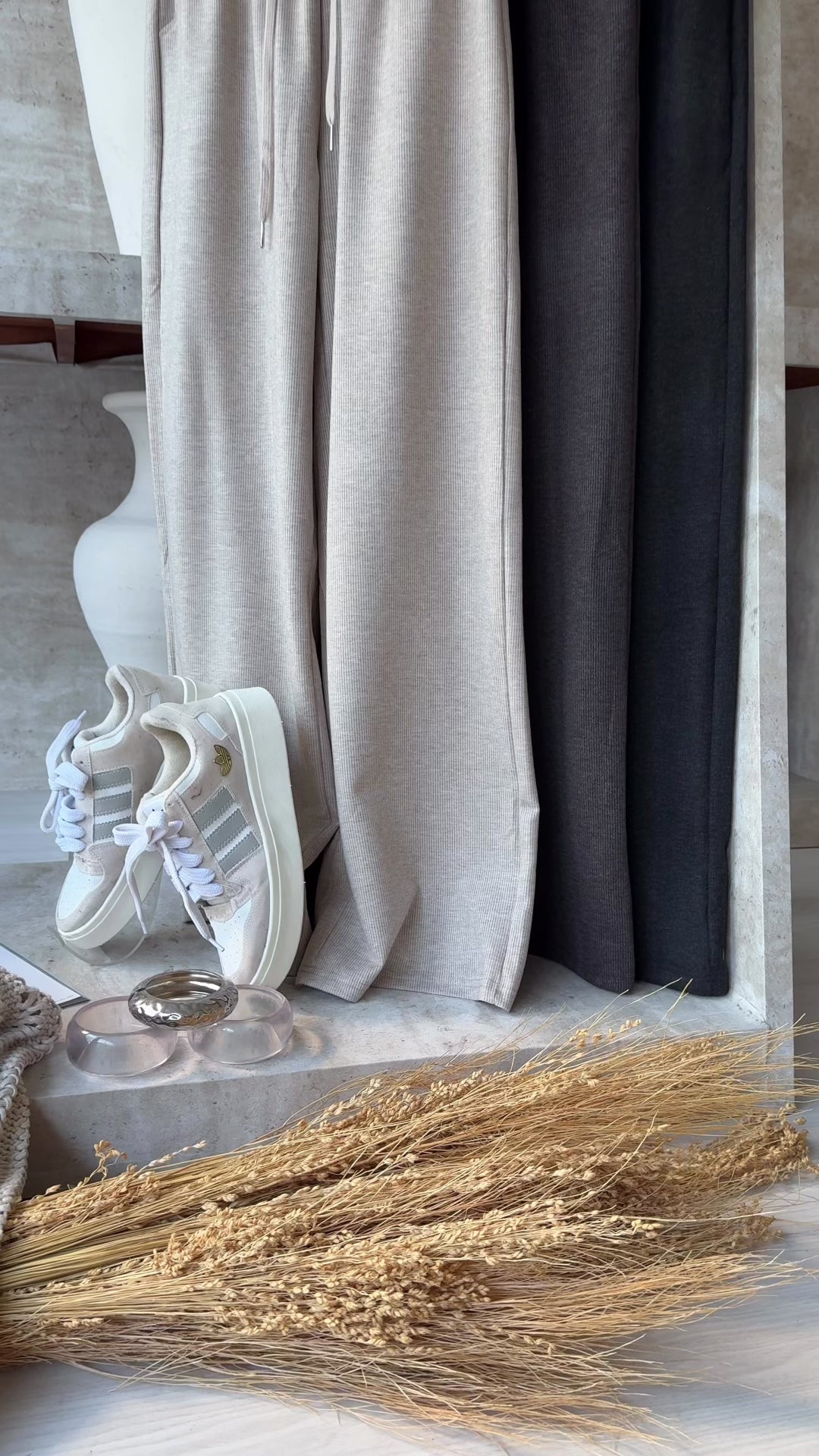 CALÇA MOLETOM COMFY CANELADA