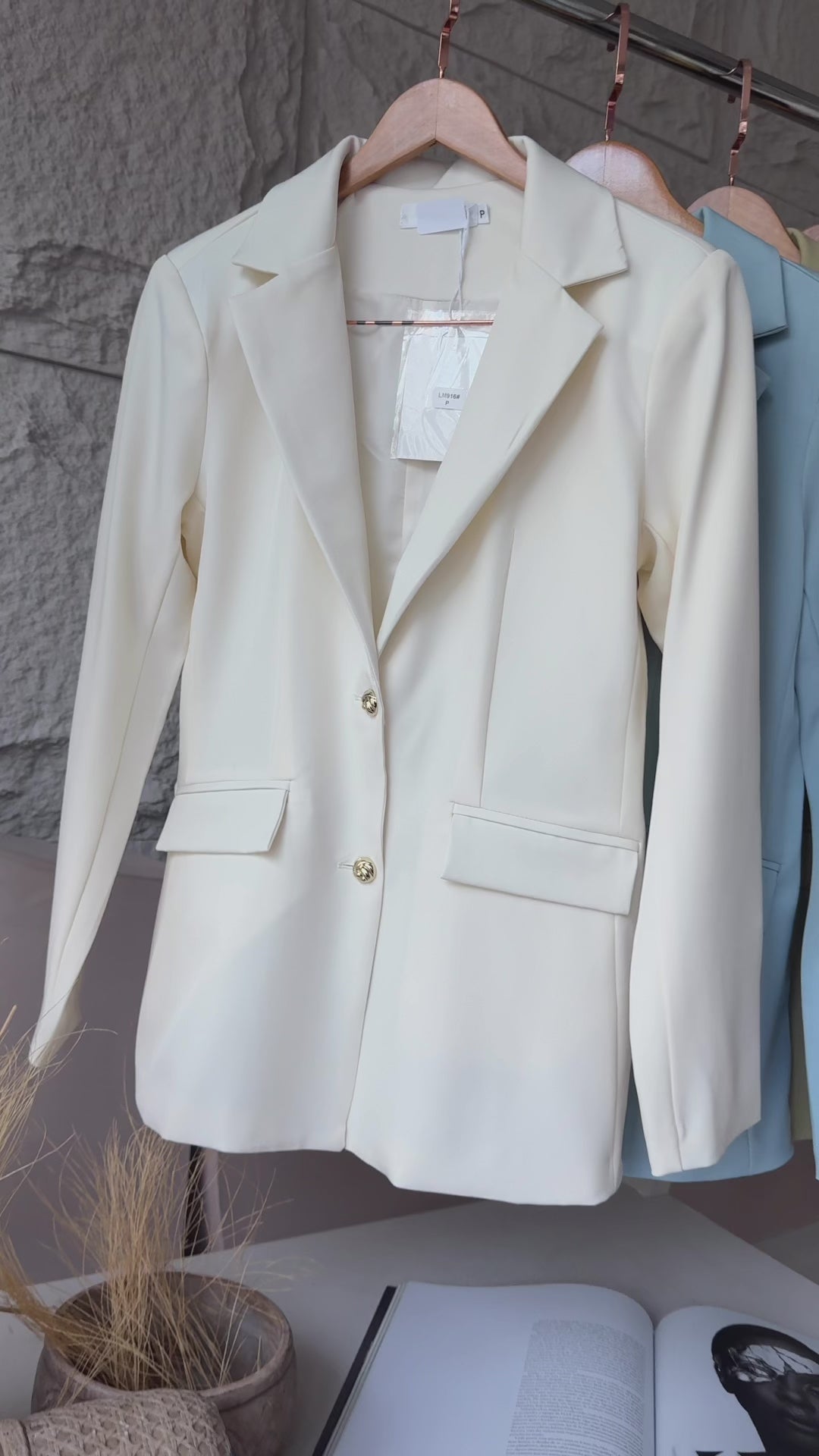 BLAZER ALFAIATARIA PRIMAVERA