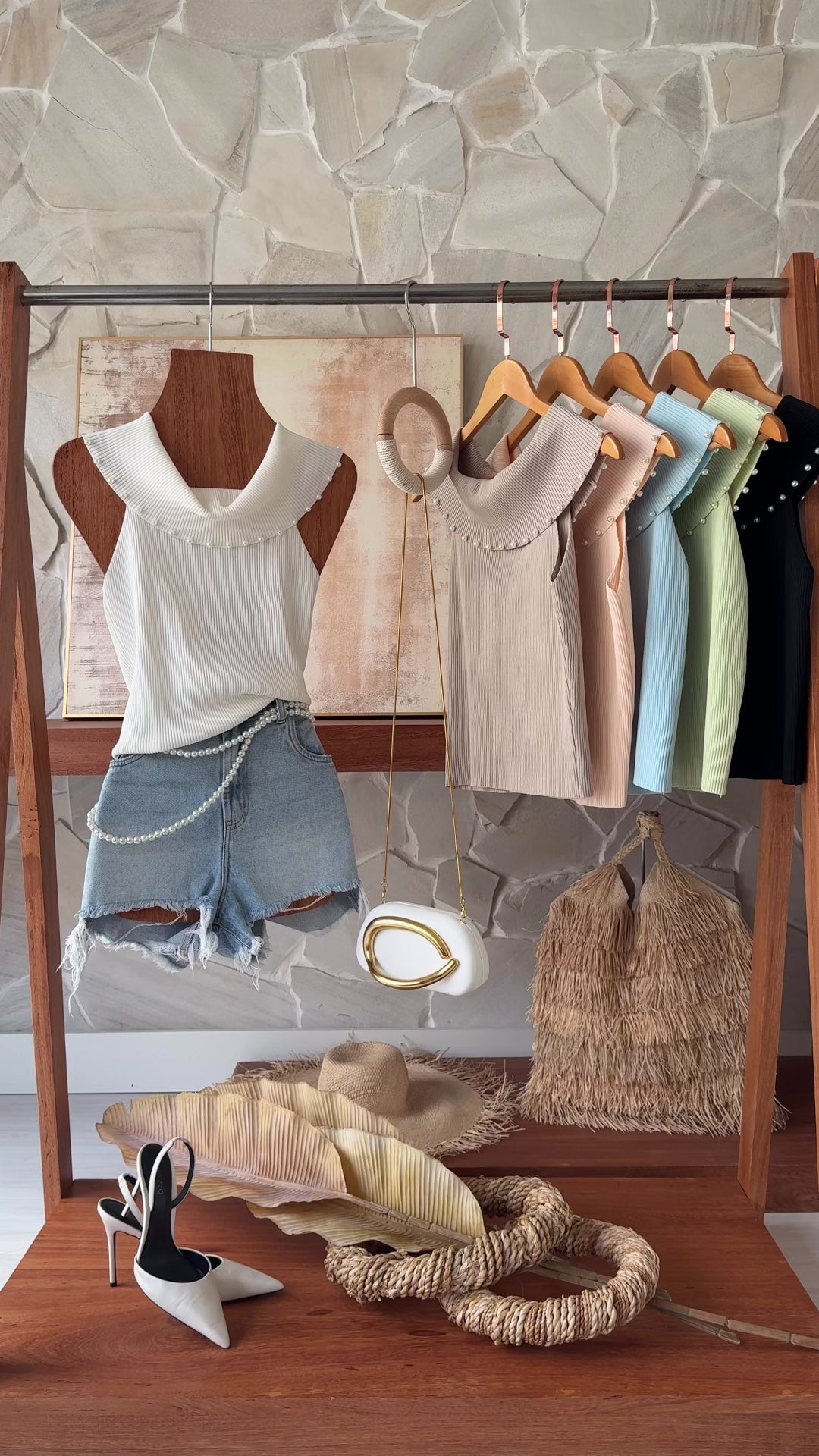 BLUSA MODAL PÉROLAS