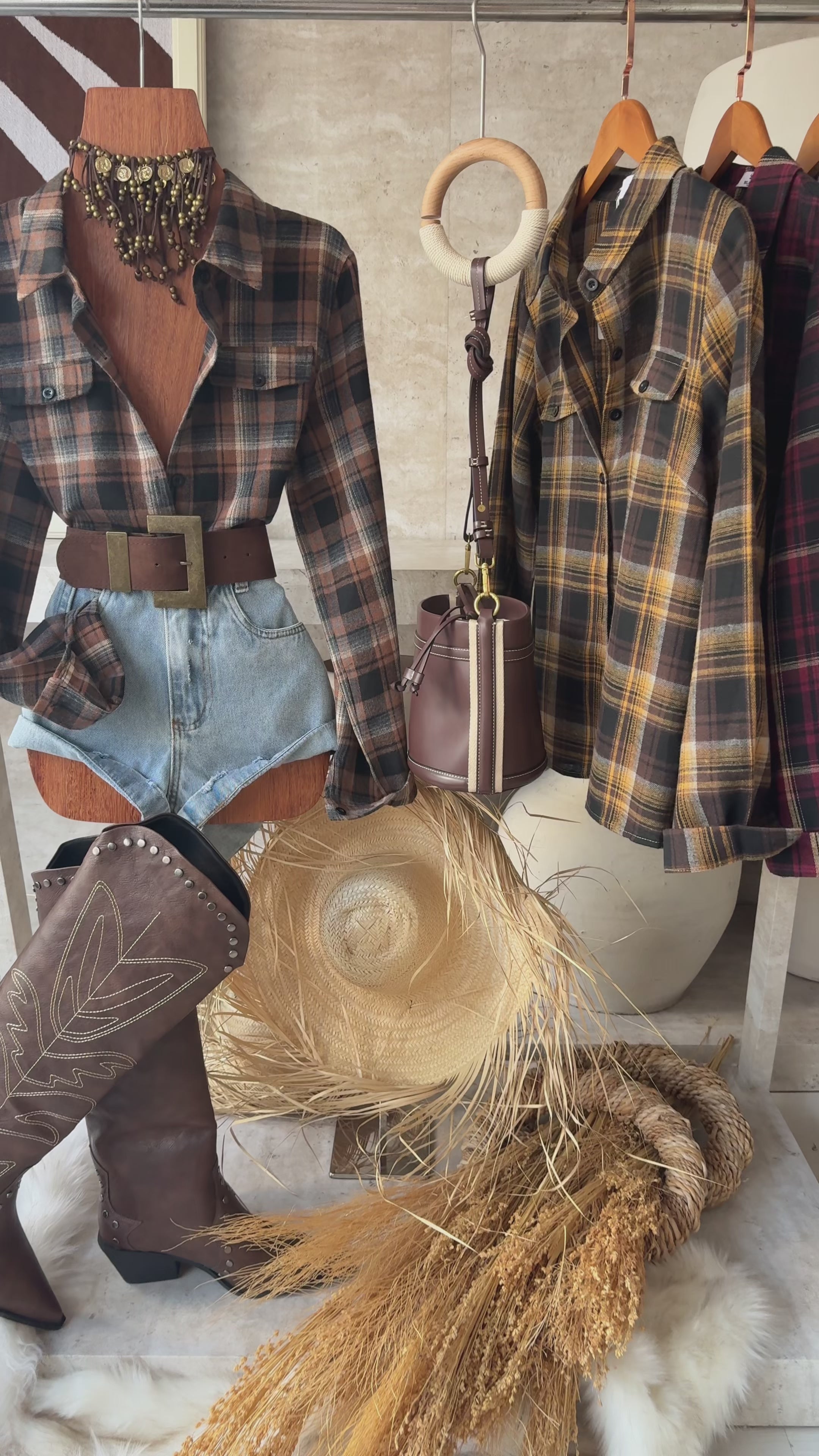 CAMISA XADREZ JULI